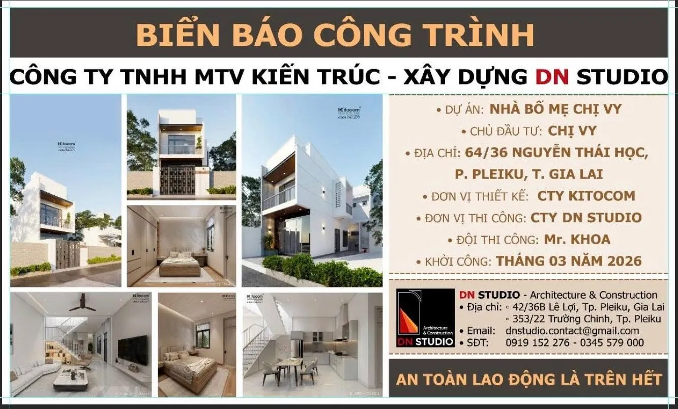Khởi công công trình Nhà phố chị Vy
